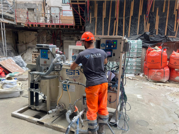 Travaux d'injection et comblement de carrière - Paris 18 