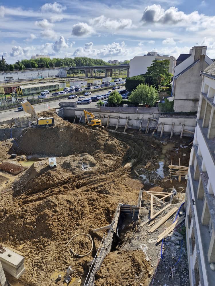 Soutènement provisoire à Bois-d'Arcy
